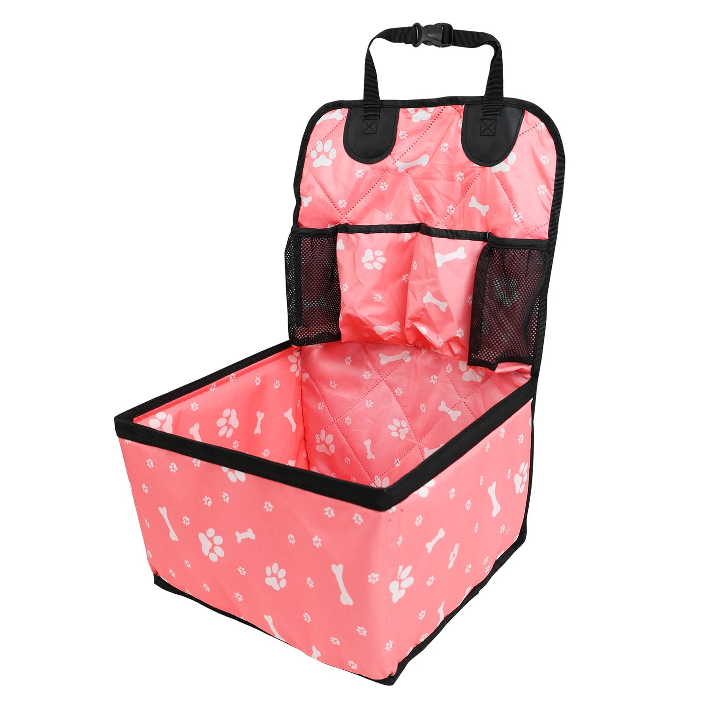 Dog Car Seat with Storage Pocket, Travel Dog Bag Cover Folding Hammock Pet Carriers and Travel Gear for Small Medium Dog Supplies