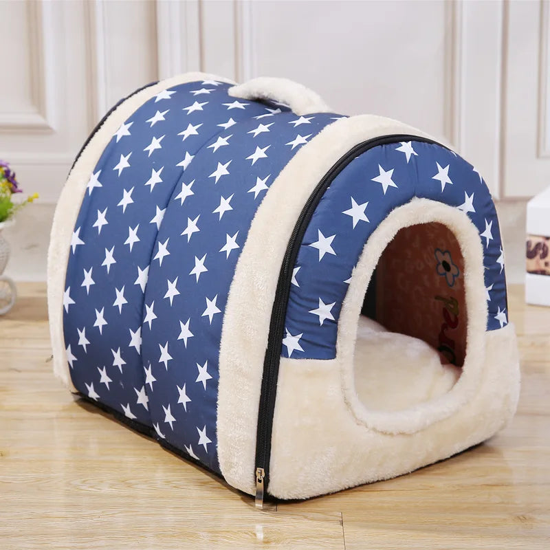 Pet Dog Tent House Soft Kennel Dog Tent Bed Indoor Detachable Portable Bed Kennel For Small Medium Large Dogs Puppy, Cats Cave