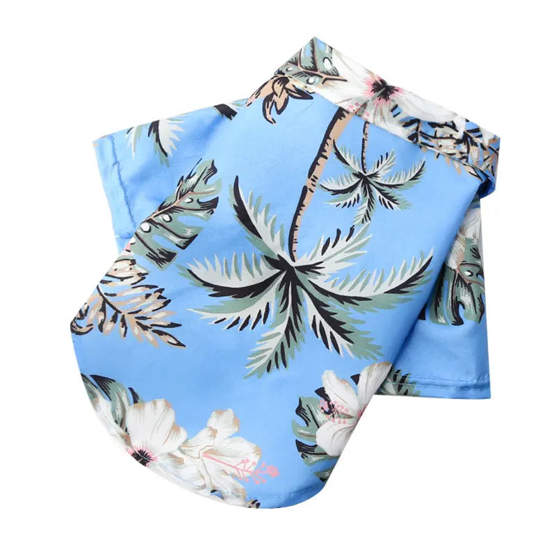 Hawaiian Style Pet Dog Clothes Summer Sand Beach Dog Shirts for Small Medium Dogs Puppy Cat Clothing