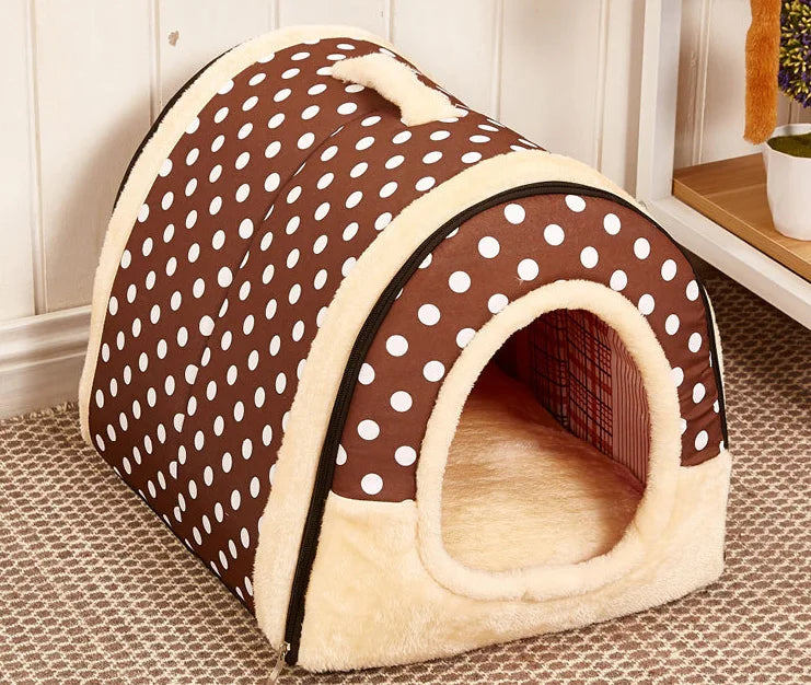 Pet Dog Tent House Soft Kennel Dog Tent Bed Indoor Detachable Portable Bed Kennel For Small Medium Large Dogs Puppy Cats Cave