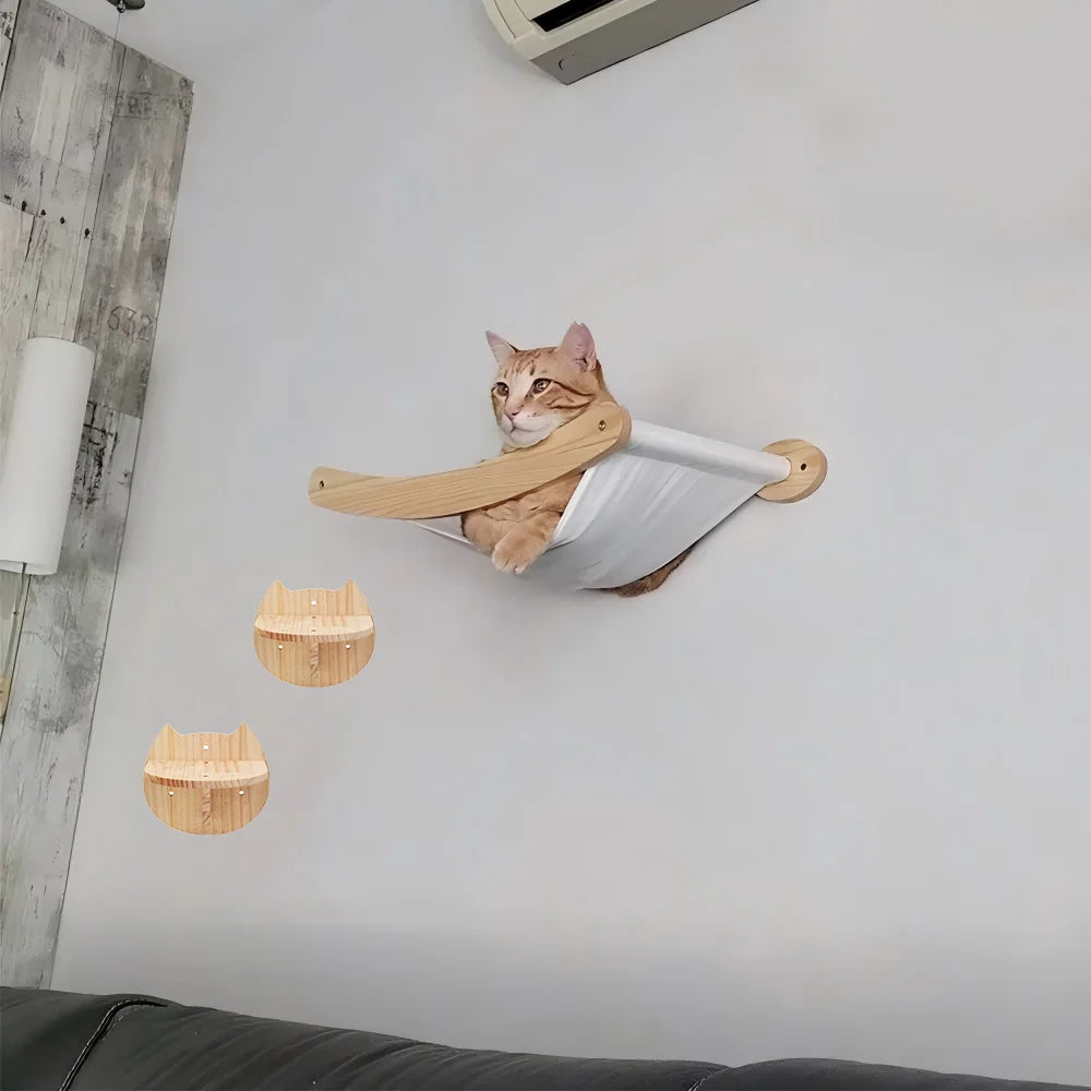 Cat Hammock Stairway, Wall Mounted