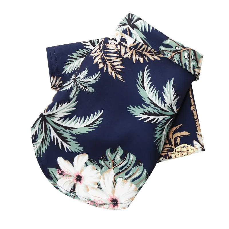 Hawaiian Style Pet Dog Clothes Summer Sand Beach Dog Shirts for Small Medium Dogs Puppy Cat Clothing Pug French Bulldog