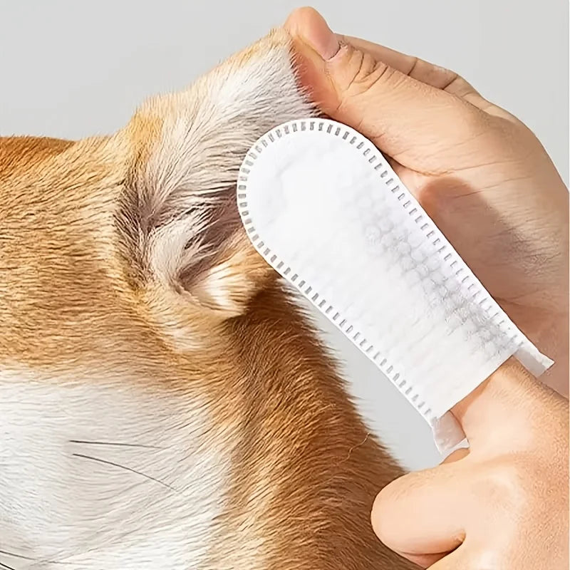Pet Cleaning Products Ear Cleaning Wipes Ear Care Fingertips Ear Mite Removal Cat and Dog Ear Cleaning Pet Products