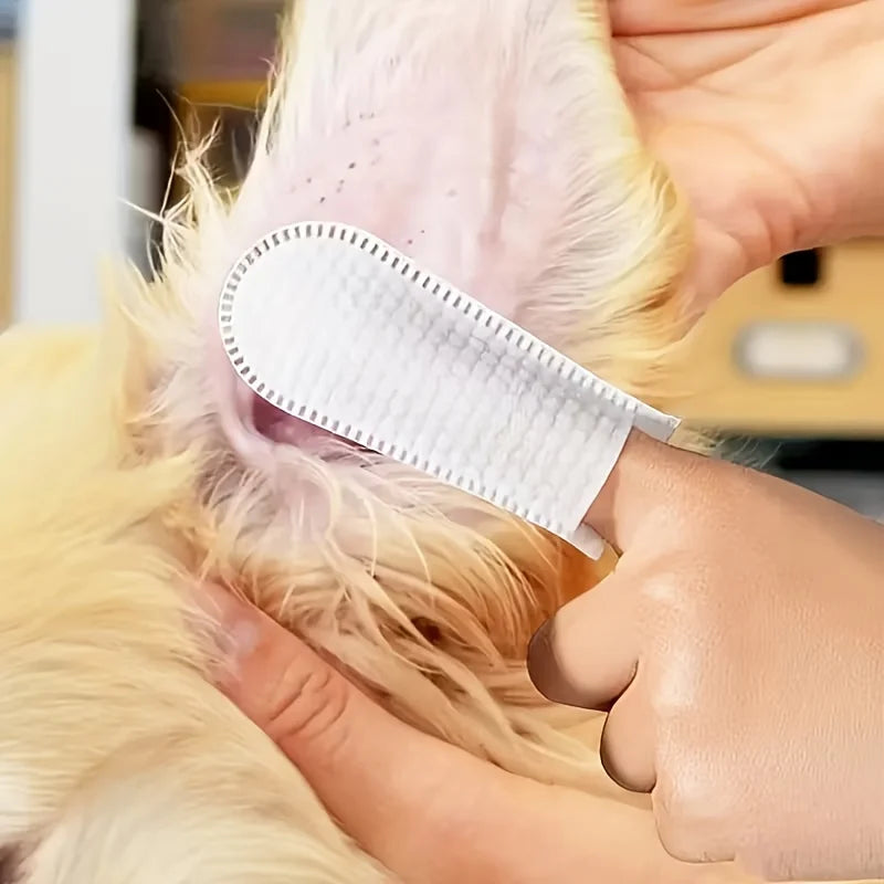 Pet Cleaning Products Ear Cleaning Wipes Ear Care Fingertips Ear Mite Removal Cat and Dog Ear Cleaning Pet Products