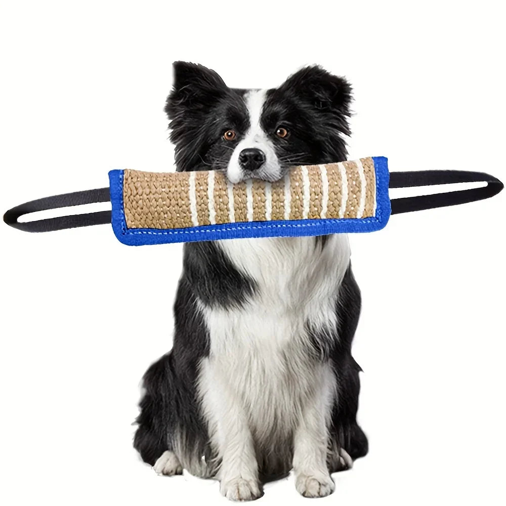 1pc Durable Jute Dog Chew Toy - Bite-Resistant Teething Stick