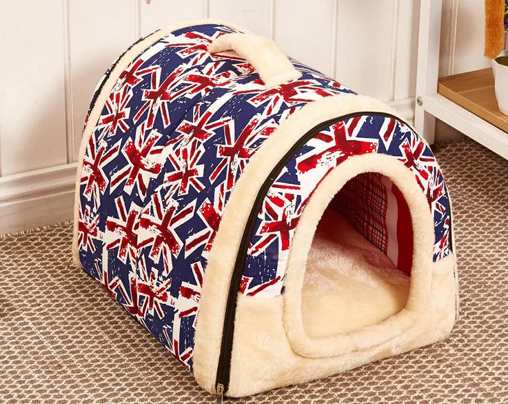 Pet Dog Tent House Soft Kennel Dog Tent Bed Indoor Detachable Portable Bed Kennel For Small Medium Large Dogs Puppy Cats Cave