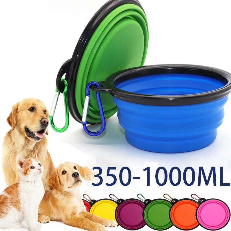 Folding Portable Silicone Travel Bowls