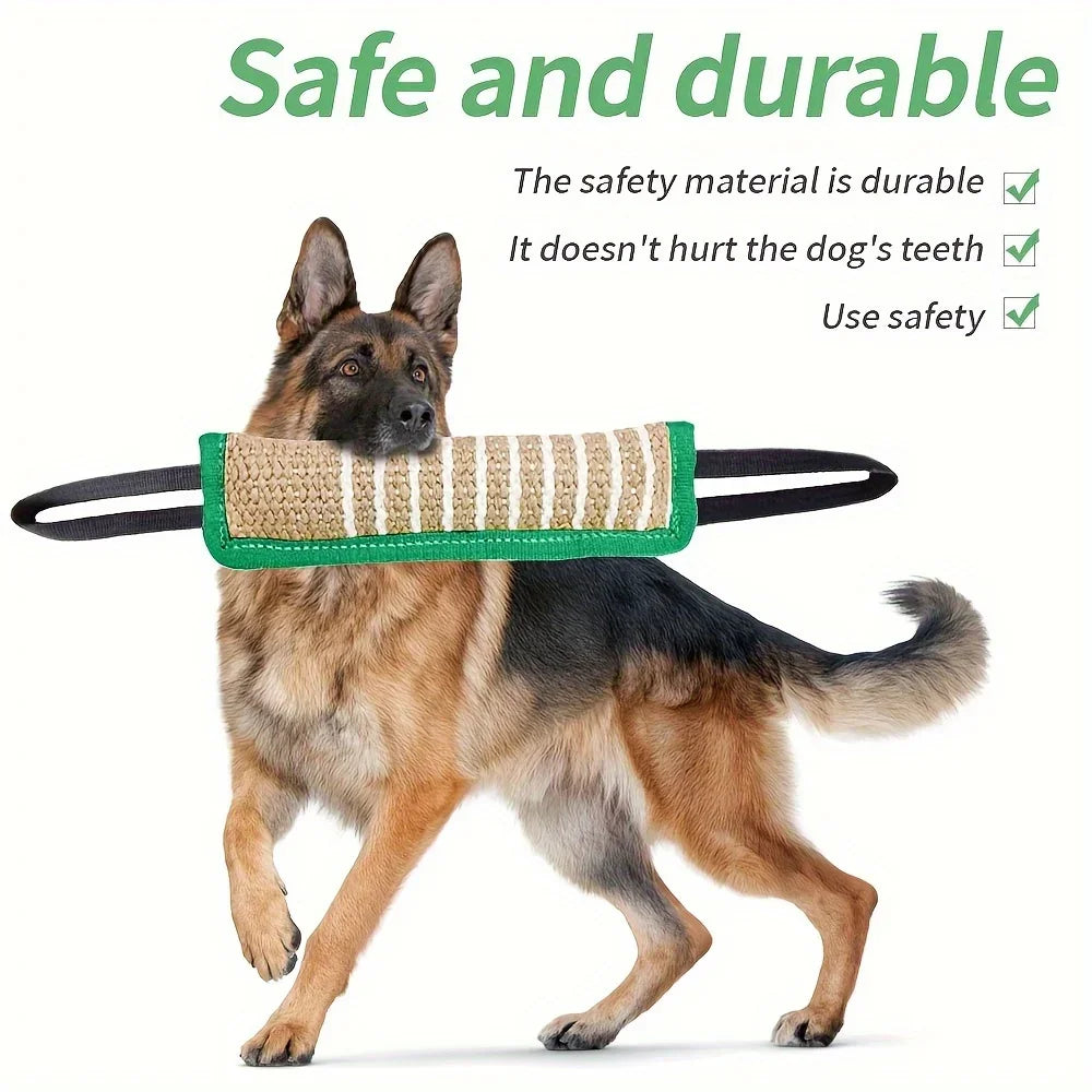 1pc Durable Jute Dog Chew Toy - Bite-Resistant Teething Stick