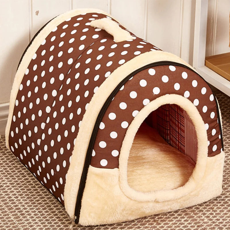 Pet Dog Tent House Soft Kennel Dog Tent Bed Indoor Detachable Portable Bed Kennel For Small Medium Large Dogs Puppy Cats Cave