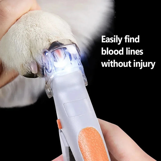 Professional Pet Nail Clipper Scissors With LED Light Cat Dog Nail Clippers Tool Scissors Nail Toe claw Cutter Scissors Pet Suppl