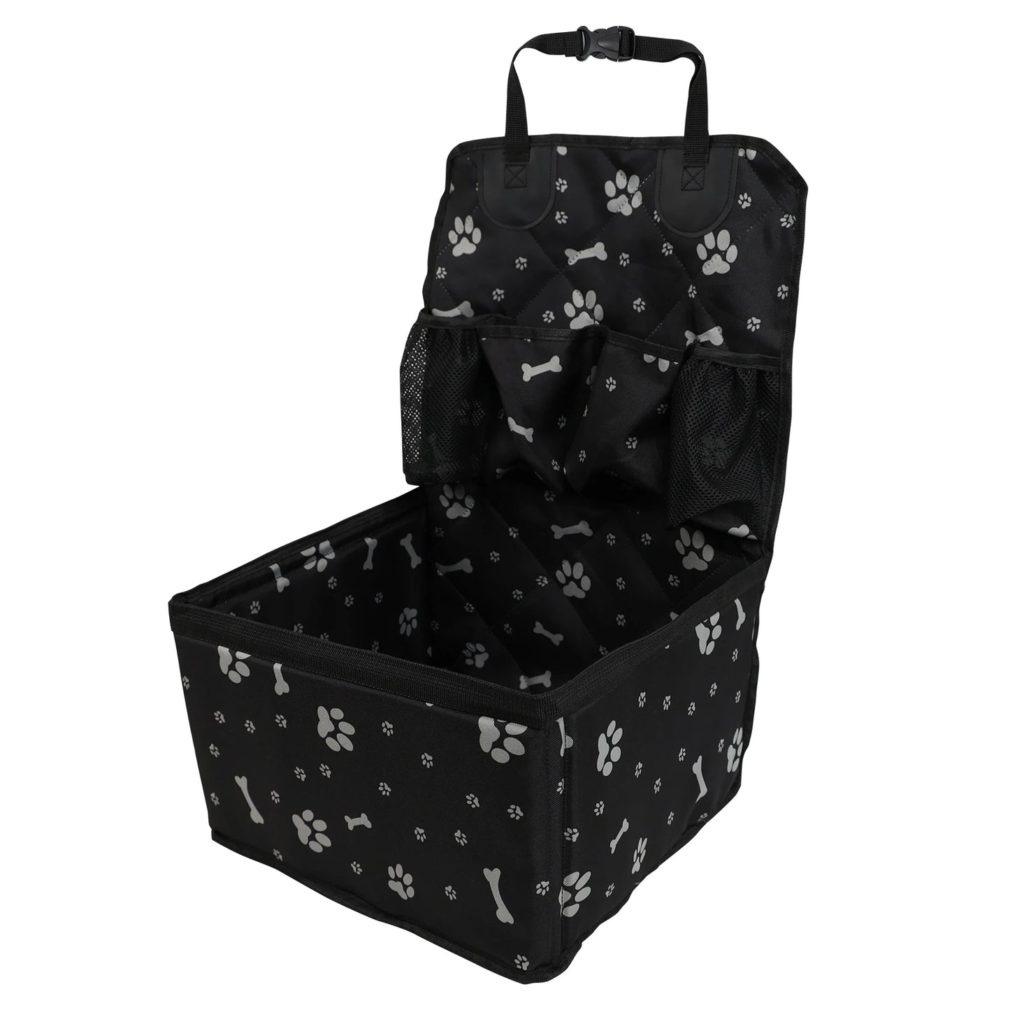 Dog Car Seat with Storage Pocket, Travel Dog Bag Cover Folding Hammock Pet Carriers and Travel Gear for Small Medium Dog Supplies
