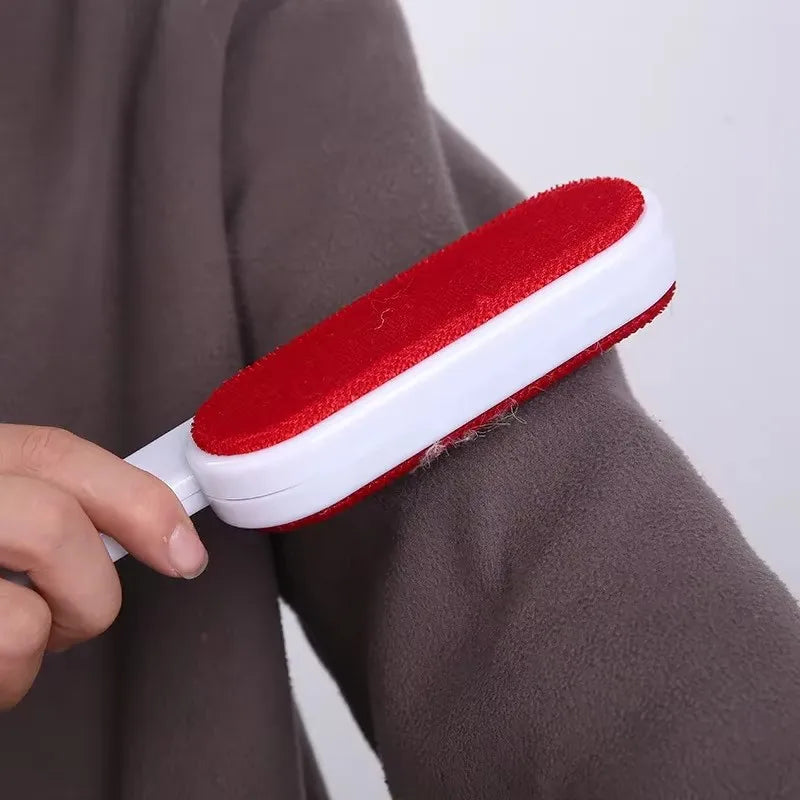 Self-cleaning Lint Sticking Roller 2 Sides Dedusting Brush Pet Hair Remover