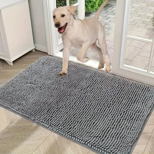 Dog Doormat for Muddy Paws Absorbent Non-slip Washable Mat Anti-slip Quick-drying Microfiber Mud Mat Pet Accessories