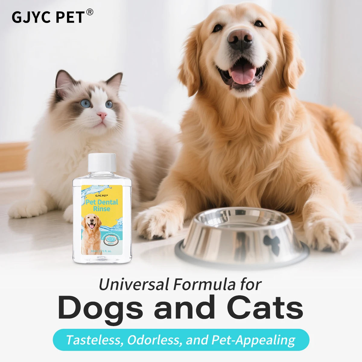 Pet Mouthwash Odor Eliminator Dogs Cats