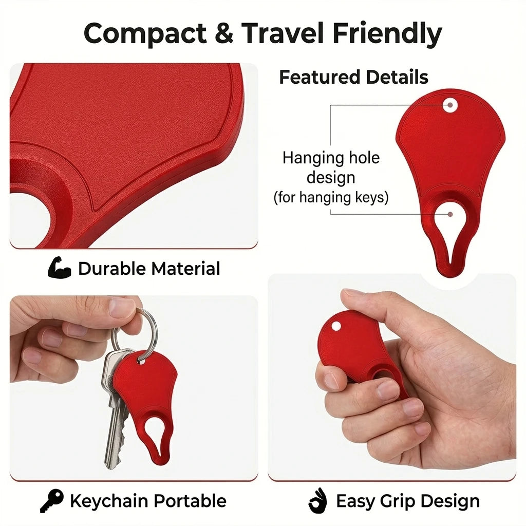 Tick Remover Tool for Dogs Cats & Humans Safe Flea Removal Hook Portable Easy No Pain