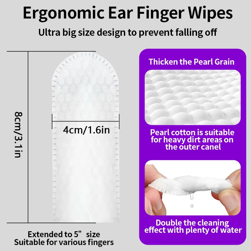 Pet Cleaning Products Ear Cleaning Wipes Ear Care Fingertips Ear Mite Removal Cat and Dog Ear Cleaning Pet Products