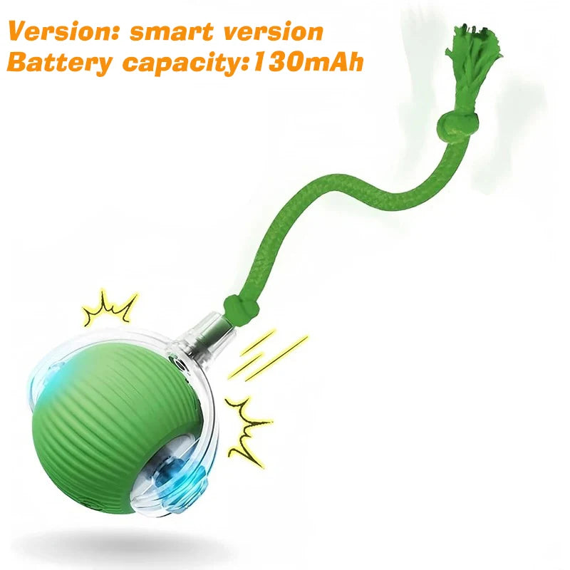 New Dog Interactive Ball Toy, Automatic Rolling Dog Ball Rechargeable, Smart Puppy Interactive Toy, Intelligent Balls Toy for Dogs