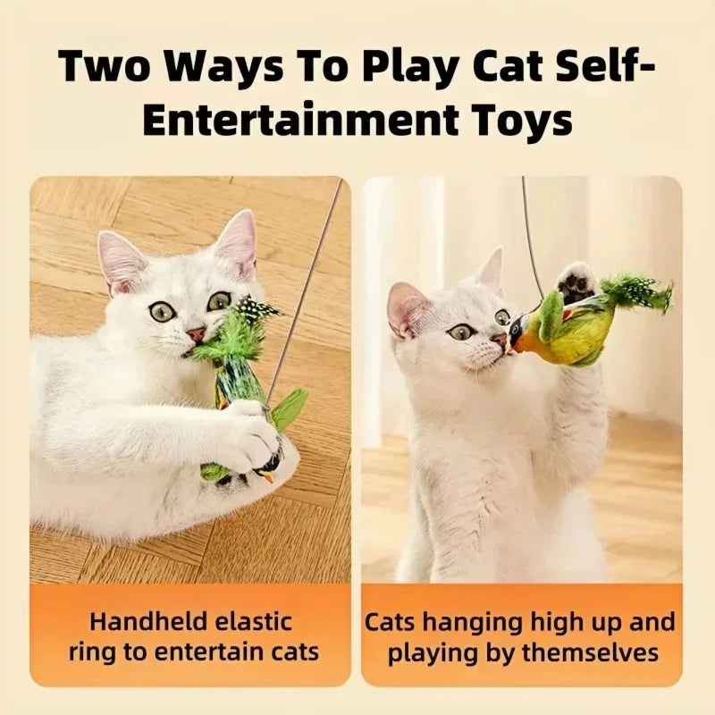 Cat Simulation Bird, Catnip Toys Realistic Bird Sounds