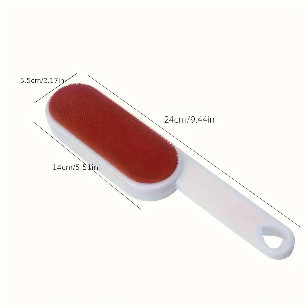 Self-cleaning Lint Sticking Roller 2 Sides Dedusting Brush Pet Hair Remover